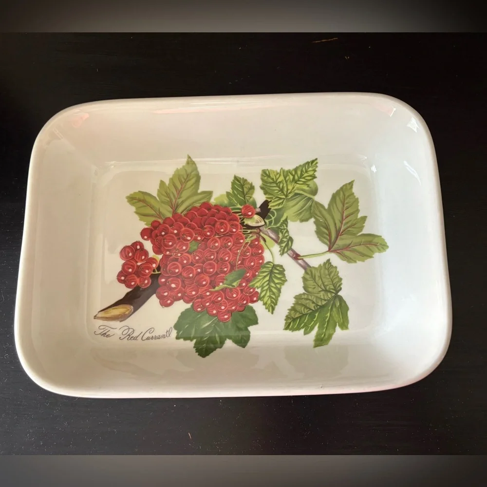 Pomona The Red Currant Ceramic Oven Safe Serving Dish casserole